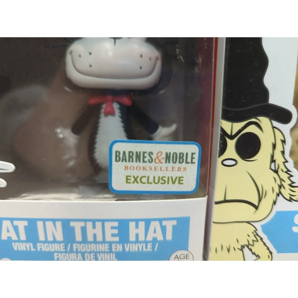 Funko Pop! Books Barnes & Noble Dr Seuss Cat in the hat 04 Sam's Friend 06 lot 2